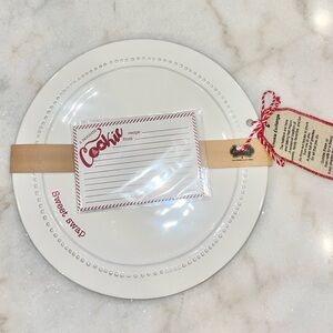 New Cookie Exchange round platter by Mud Pie
